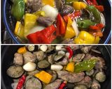 鳥レバーのアヒージョ作り方7写真