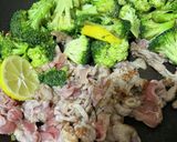 やる気無し豚こまブロッコリーゆず炒め作り方4写真