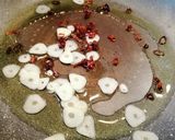 春菊とベーコンのペペロンチーノ作り方3写真