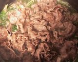 簡単!すぐにできる水菜と牛肉の煮物作り方4写真