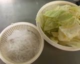 豚こまとキャベツのうま煮作り方1写真
