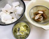 鰤アラと根菜の味噌煮作り方3写真