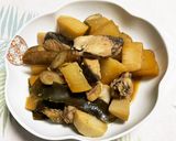 鰤アラと根菜の味噌煮作り方8写真