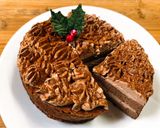 レンジで作る低糖質クリスマスチョコケーキ作り方6写真