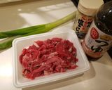 【10分】ネギだくさん焼き肉(1人前)作り方1写真
