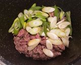 【10分】ネギだくさん焼き肉(1人前)作り方4写真