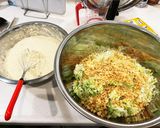 ふわっふわ☆オタフクのセットでお好み焼き作り方5写真