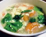 トマトとほうれん草のあっさり玉子スープ作り方12写真