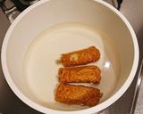 白菜とゴボウ巻き煮作り方1写真