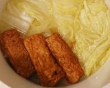 白菜とゴボウ巻き煮作り方4写真