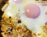 プチッと鍋●おとし玉子の豚キムチーズ鍋作り方4写真