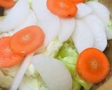 鍋の素活用●餅&豆腐の鶏肉ブロッコリー鍋作り方1写真
