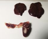 バッター液で鶏レバー、ハツのフライ作り方2写真