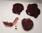 バッター液で鶏レバー、ハツのフライ作り方3写真