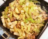 シーチキン炒め　キャベツ消費作り方3写真