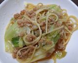 キャベツと挽き肉のパスタ作り方5写真