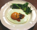ちょっと蒸してから焼いたきれいな目玉焼き作り方11写真