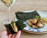 牡蠣のソテーの海苔巻き作り方4写真