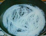 フライパン1つ!そうめんのビーフン風炒め作り方1写真