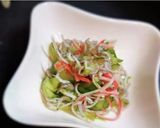 胡瓜しらすカニカマの黄金比率三杯酢和え作り方6写真