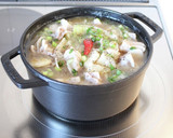 簡単な【キャベツと豚のにんにくとろみ煮】作り方6写真
