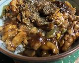 デミグラス親子丼作り方6写真