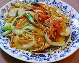 フライパン1つ!そうめんのビーフン風炒め作り方6写真
