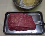 手軽にローストビーフ♫作り方1写真