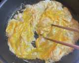 小松菜とキクラゲと卵と豚肉炒め作り方2写真