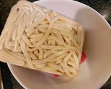 レンジで！簡単肉たまうどん作り方2写真