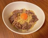 レンジで！簡単肉たまうどん作り方5写真