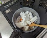 寒い日にポカポカ☆カブの鶏そぼろあん作り方3写真