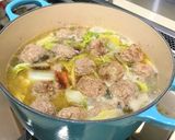 体ポカポカ♪「白菜と肉団子のオイル鍋」作り方4写真