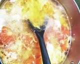 トマトたっぷり！クリスマススープ作り方6写真