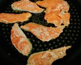 鮭のチーズのせ梅肉ソース作り方4写真