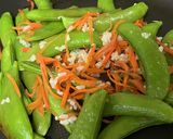 スナップえんどうの塩麹バター作り方5写真