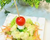 クリスマスにカプレーゼ風ピンチョスサラダ作り方3写真
