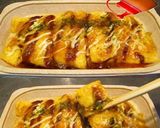 美味ドレと蜂蜜干焼蝦仁のたれでとん平焼き作り方2写真