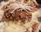 白菜と牛肉のあんかけ作り方6写真