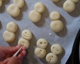 米粉で作る、雪だるまクッキー作り方8写真