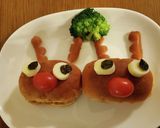 クリスマス☆子どもと作るトナカイパン！作り方6写真