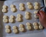 米粉で作る、雪だるまクッキー作り方9写真
