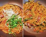 野菜しゃきしゃき濃厚ナポリタン作り方7写真