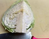 キャベツとチキンサラダの青じそマヨ作り方1写真