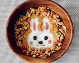 可愛いうさぎのヨーグルト♡フルグラで簡単作り方5写真