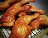 叉焼ダレで骨付きチキンのグリル≧↺≦@ノ作り方3写真