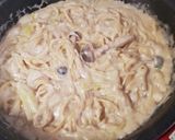 シチュー風ホワイトクリームパスタ作り方11写真