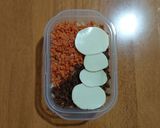 キャラ弁⭐雪だるま作り方3写真