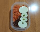 キャラ弁⭐雪だるま作り方4写真