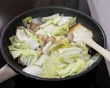 白菜と厚揚げと豚肉のとろとろ中華あん。作り方4写真
